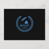 Notaris notaris notaris briefkaart (Voorkant)