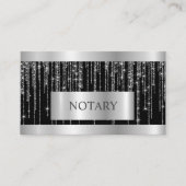 Notaris Ondertekenaar Lening Zilver Visitekaartje (Voorkant)