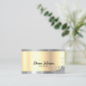 Notaris Ondertekenaar van de Lening Agent Gold Bor Visitekaartje (Staand voorkant)