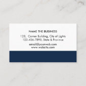 Notaris Ondertekenaar van de Lening Nib Gold Visitekaartje (Achterkant)