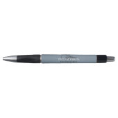 Notaris Ondertekenagent Modern Blauw Telefoonnumme Pen (Voorkant)
