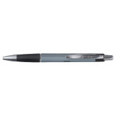 Notaris Ondertekenagent Modern Blauw Telefoonnumme Pen (Achterkant)