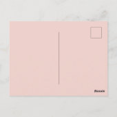 Notaris Ondertekenagent Moderne Roze Foto QR Code Briefkaart (Achterkant)