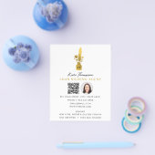 Notaris Ondertekenagent QR-code Foto Botanische Ga Flyer (Enkel)
