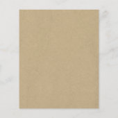 Notaris ondertekeningsagent QR-code rustieke kraft Flyer (Achterkant)