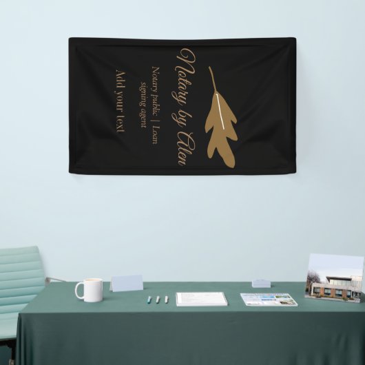 Notaris openbaar krediet ondertekening agent toevo spandoek (Beurs)