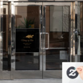 Notaris openbaar leningondertekeningsagent naam ad raamsticker (Kantoordeur)