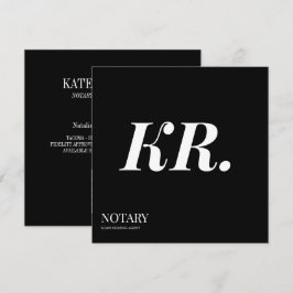 Notaris Openbaar Ondertekeningsagent Monogram eleg Aankondiging