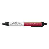 Notaris Openbaar Promotiegeschenk Red Gold Busines Zwarte Inkt Pen (Bodem)