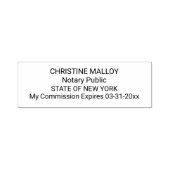 Notaris Openbaar Vier Lijn Zelfinking Zelfinktende Stempel (Design)