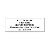 Notaris Openbaar Vijf Lijn Zelfinktende Stempel (Design)