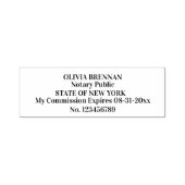 Notaris Openbaar Vijf Lijn  Zelfinktende Stempel (Design)