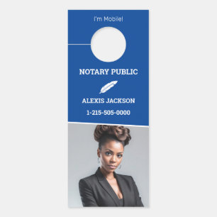 notaris openbare aangepaste foto deurhanger