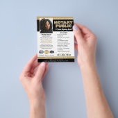 Notaris Openbare Akte Lening Ondertekeningsagent G Flyer (Hand)