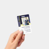 Notaris Openbare Akte Ondertekeningsagent ID Badge (Handheld)