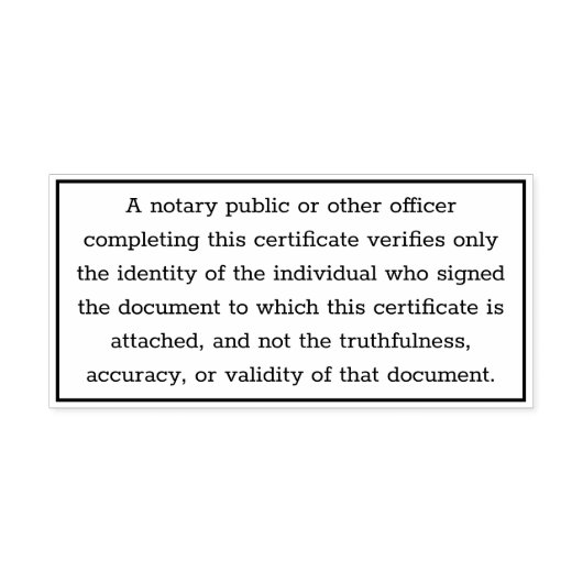 Notaris Openbare Disclaimer Tekstinformatie Zelfinktende Stempel (Design)