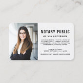 Notaris Openbare Foto Visitekaartje (Voorkant)