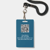 Notaris Openbare ID Badge (Achterkant met lanyard)
