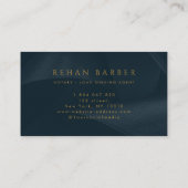 Notaris Openbare Ink Pen Lening Signing Agent Mari Visitekaartje (Achterkant)