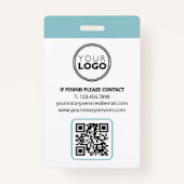 Notaris Openbare Lening Ondertekenaar Foto Turquoi Badge (Achterkant)