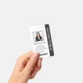 Notaris Openbare Lening Ondertekening Agent ID Bad Badge (Handheld)