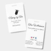 Notaris openbare Lening ondertekening agent toevoe Badge (Voor- en achterkant)