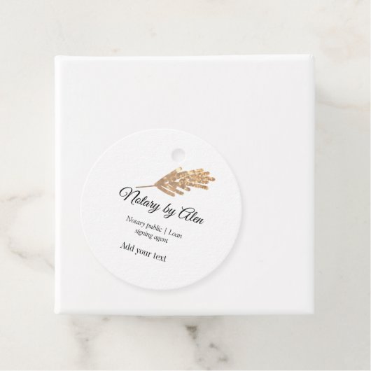 Notaris openbare Lening ondertekening agent toevoe Bedankjes Labels (In situ)