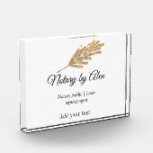 Notaris openbare Lening ondertekening agent toevoe Fotoblokken (Links)