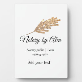 Notaris openbare Lening ondertekening agent toevoe Fotoplaat