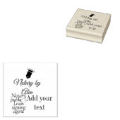 Notaris openbare Lening ondertekening agent toevoe Rubberstempel (Gestempeld)