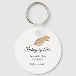 Notaris openbare Lening ondertekening agent toevoe Sleutelhanger