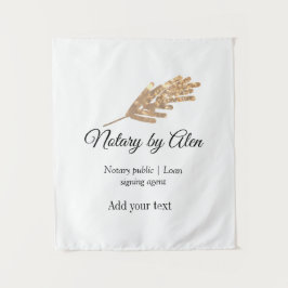 Notaris openbare Lening ondertekening agent toevoe Wandkleed