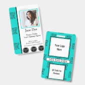 Notaris Openbare Lening Signing Agent Badge met QR (Front & Back)