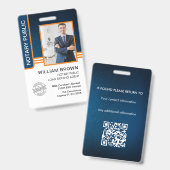 Notaris Openbare Leningsondertekeningsagent ID Badge (Voor- en achterkant)
