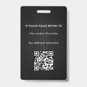 Notaris Openbare Leningsondertekeningsagent ID Badge (Achterkant)