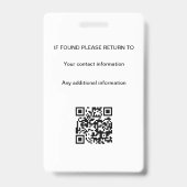 Notaris Openbare Leningsondertekeningsagent ID Badge (Achterkant)