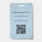 Notaris Openbare Leningsondertekeningsagent ID Badge (Achterkant)
