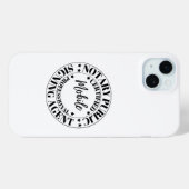 Notaris openbare ondertekenaar mobiele telefoon ho Case-Mate iPhone case (Achterkant (horizontaal))