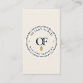 Notaris Openbare QR-code Professional Visitekaartje (Voorkant)