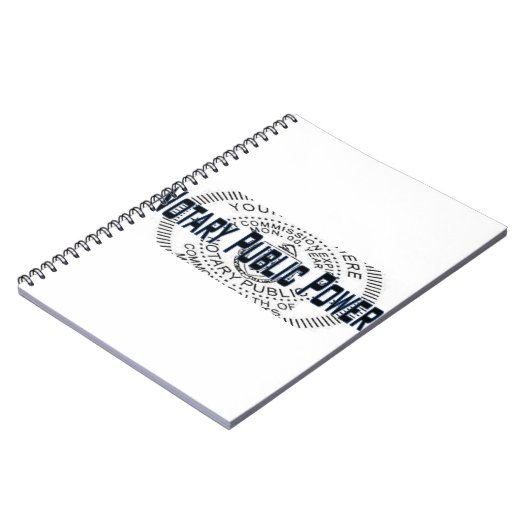 Notaris overheidsmacht notitieboek (Linkerzijde)