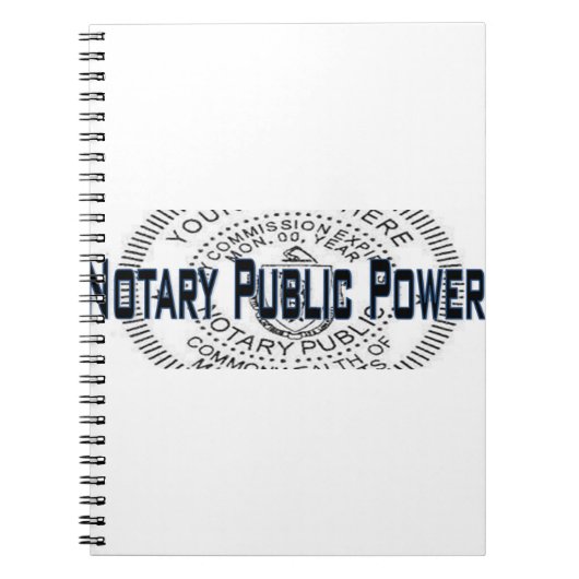 Notaris overheidsmacht notitieboek (Voorkant)