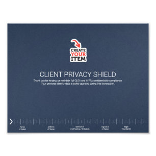 Notaris Privacy Guard Schild NNA Journaal Rechts Foto Afdruk