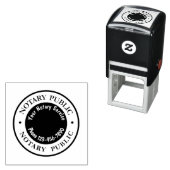 Notaris Public Business Logo Sjabloon Zelfinktende Stempel (In situ)