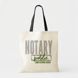 Notaris Public Loan Signing Agent Gepersonaliseerd Tote Bag