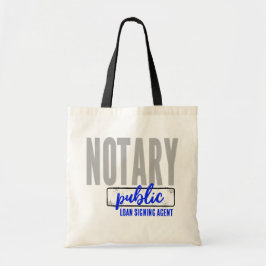 Notaris Public Loan Signing Agent Gepersonaliseerd Tote Bag