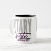 Notaris Public Loan Signing Agent Gepersonaliseerd Tweekleurige Koffiemok (Voorkant links)