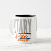 Notaris Public Loan Signing Agent Gepersonaliseerd Tweekleurige Koffiemok (Voorkant links)