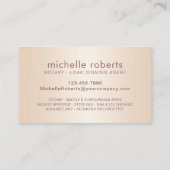 Notaris Public Loan Signing Agent Modern Pearl Visitekaartje (Achterkant)