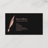 Notaris Public Loan Signing Agent Modern QR Code B Visitekaartje (Achterkant)