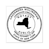 Notaris Public New York Zelfinktende Stempel (Design)